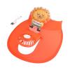 AMLESO Sun Visor Hat with Fan, Fan Visor Hat Summer Cooling Fan Hat for Camping Outdoor Sports, Orange Lions