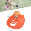 AMLESO Sun Visor Hat with Fan, Fan Visor Hat Summer Cooling Fan Hat for Camping Outdoor Sports, Orange Lions view 4