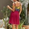 Fattyeery Elegant Casual Long Dress Ecuador Flag Girls Summer Sunshine Beach Skirts for Womens 2XL view 2