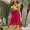 Fattyeery Elegant Casual Long Dress Ecuador Flag Girls Summer Sunshine Beach Skirts for Womens 2XL view 4