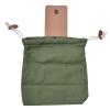 Kuuleyn Foraging Bag,Foraging Pouch,Outdoor Camping Foraging Pouch Collapsible PU Leather Canvas Mushroom Foraging Bag for Hiking Camping Hunting view 1