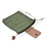 Kuuleyn Foraging Bag,Foraging Pouch,Outdoor Camping Foraging Pouch Collapsible PU Leather Canvas Mushroom Foraging Bag for Hiking Camping Hunting view 2