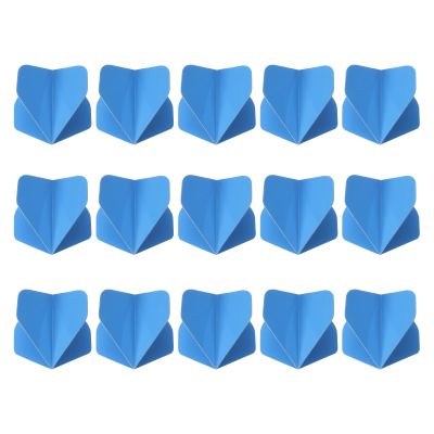 PATIKIL Extra Thick Standard Dart Flights, 15 Pack Durable Flights for Enhanced Performance, Blue