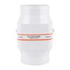 12V DC Air Blower Fan, 4in 270CFM Bilge Air Blower InLine Marine DC Electric Fan Boat Accessory White view 3