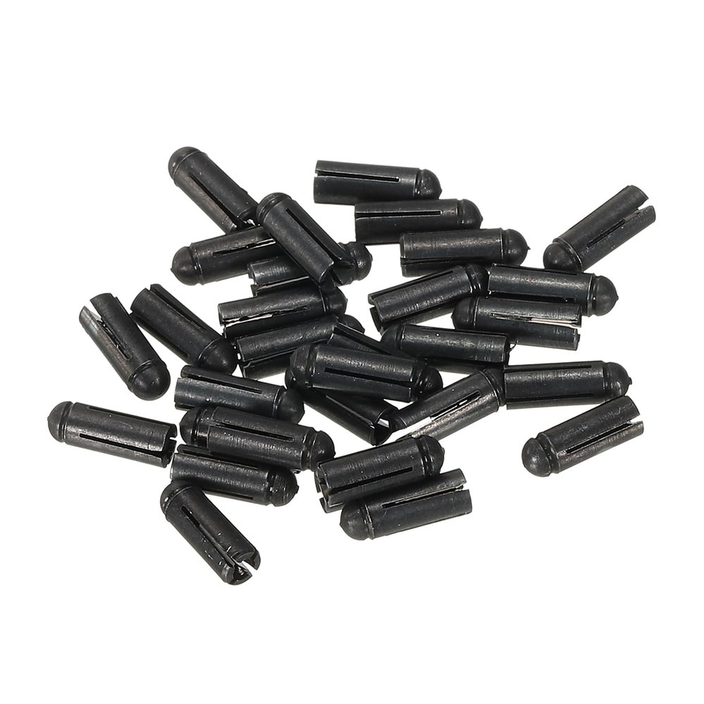 PATIKIL Dart Flight Protectors, 15 Pack Aluminum Dart Accessories for Enhanced Durability, Black