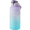 VELINE Large Motivational Water Bottle with Straw, 64oz Half Gallon Water Jug with Time Marker, Leak-Proof and BPA-Free for Sports and Fitness view 1