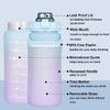 VELINE Large Motivational Water Bottle with Straw, 64oz Half Gallon Water Jug with Time Marker, Leak-Proof and BPA-Free for Sports and Fitness view 2