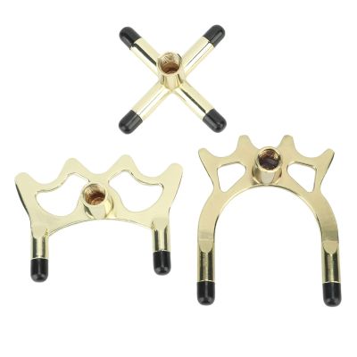 PAOORTS 3PCS Pool Bridge Head, Reusable Aluminium Alloy Billiard Cu e Bridge Head,Billiards Pool Cu e Accessory for Billiard Pool Cu e Stick