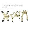 PAOORTS 3PCS Pool Bridge Head, Reusable Aluminium Alloy Billiard Cu e Bridge Head,Billiards Pool Cu e Accessory for Billiard Pool Cu e Stick view 3
