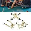 PAOORTS 3PCS Pool Bridge Head, Reusable Aluminium Alloy Billiard Cu e Bridge Head,Billiards Pool Cu e Accessory for Billiard Pool Cu e Stick view 4