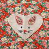 FreeLu Girls Cartoon Applique Dresses Striped Casual Dress Cotton Jersey Longsleeve T-Shirt(Bunny Pockets,7T) view 4