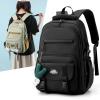 srdmuph Kawaii Backpack with Cute Accessories Pendant Travel Bag Large Outdoor Waterproof Casual Daypack Women Men (Black) view 2