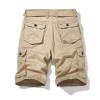 Mens 7 Inch Gym Shorts Cargo Shorts for Men 2023 Stylish Buckle Zipper Button Pockets Tooling Shorts Classic Fit Work Utility Shorts Big and Tall Linen Shorts for Men 3XL Khaki M view 4