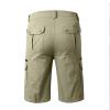 Muscularfit Athletic Shorts Boys Casual Shorts for Men 2023 Buckle Zipper Cotton Cargo Shorts Multi Pockets Regular and Big & Tall Tooling Shorts Athletic Shorts with Zipper Pockets Men Green XL view 3