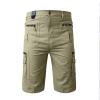 Muscularfit Athletic Shorts Boys Casual Shorts for Men 2023 Buckle Zipper Cotton Cargo Shorts Multi Pockets Regular and Big & Tall Tooling Shorts Athletic Shorts with Zipper Pockets Men Green XL view 4