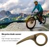 lamphle 1 Set Bike Chain Guard 40 T to 46 T, Universal Non-deformable Plastic Bike Chain Cover Protector Sprocket Cover Smooth Edge Easy to Install Bike Supplies Clear Black view 3