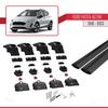 apline Compatible with Ford Fiesta 7 Active 2018-2023 ACE-2 Car Roof Rack Cross Bar Black Aluminium 2 Bars view 4