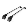 apline Compatible with Q7 (4M) 2016-2025 ACE-2 Car Roof Rack Cross Bar Grey Aluminium 2 Bars view 1