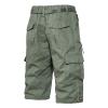 Mens Short Swim Shorts Men's Cargo Shorts Classic Fit Cotton Elastic Waist Tooling Shorts Multi Pocket Solid Work Utility Shorts Outdoor 4 Inch Inseam Linen Shorts Men Army Green 5X view 4