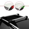 apline Compatible with Ford Edge (CD539) 2015-2024 ACE-2 Type Car Roof Rack Cross Bar Grey Aluminium Bars view 2