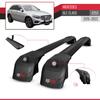 apline Compatible with Mercedes GLC Class (X253) 2015-2022 (No-Sunroof) ACE-2 Type Car Roof Rack Cross Bar Black Aluminium Bars view 3