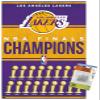 Trends International NBA Los Angeles Lakers - Champions 23 Wall Poster, 14.72" x 22.37", Premium Poster & Push Pin Bundle view 1