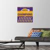Trends International NBA Los Angeles Lakers - Champions 23 Wall Poster, 14.72" x 22.37", Premium Poster & Push Pin Bundle view 2