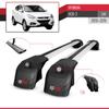 apline Compatible with Hyundai ix35 2 (LM) 2010-2015 ACE-2 Model Car Roof Rack Cross Bar Gray Aluminium 2 Bars view 3