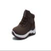 CHERRY POPO Boys Outdoor Hiking Boots Kids Slip Resistant Climbing Hiker Children Casual Sneakers Size 11-6 Dark Brown view 1
