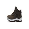 CHERRY POPO Boys Outdoor Hiking Boots Kids Slip Resistant Climbing Hiker Children Casual Sneakers Size 11-6 Dark Brown view 2
