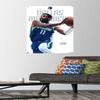 Trends International NBA Dallas Mavericks - Kyrie Irving Feature Series 23 Wall Poster, 22.37" x 34.00", Premium Poster & Push Pin Bundle view 2