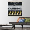 Trends International NBA San Antonio Spurs - Champions 23 Wall Poster, 22.37" x 34.00", Premium Print and Beechwood Hanger Bundle view 2