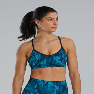 TYR T39007466L W VNCK Bra Rip Blue/Green L