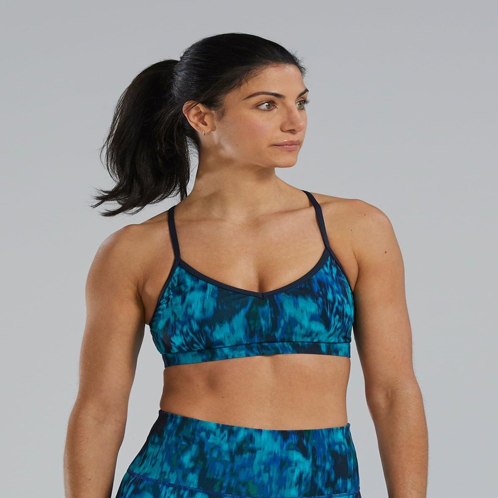 TYR T39007466L W VNCK Bra Rip Blue/Green L