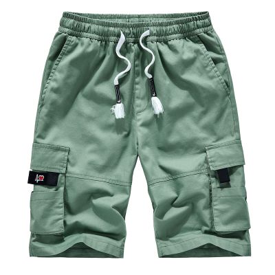 Big and Tall Workout Shorts For Men Gym Shorts Men 2023 Stylish Drawstring Elastic Waist Multi Pockets Cargo Shorts Classic Fit Solid Utility Shorts 6 Inch Inseam Shorts Men Linen Green XL
