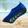 ANLUKE Water Shoes Barefoot Aqua Yoga Socks Quick-Dry Beach Swim Surf Shoes for Women Men Blue 42/43 view 2