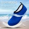 ANLUKE Water Shoes Barefoot Aqua Yoga Socks Quick-Dry Beach Swim Surf Shoes for Women Men Blue 42/43 view 4