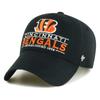 47 Men's Black Cincinnati Bengals Vernon Clean Up Adjustable Hat view 1