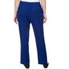 Alfred Dunner Women's Scuba Crepe Stretch Fit Short Length Pant Size S Royal Blue view 2