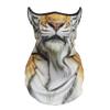 Cute Sun Mask For Cat Riding Ear Windproof Sand Ice Silk Mask Lmitation Dog Mask Mask Face Mask Face Towel Hiking Face Towel For Men & Women Neck Gator Masks (Tiger) view 1