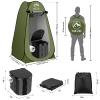 Portable Toilet Kit for Adults, Camping Toilet with Pop-Up Privacy Tent and Poo Gel Toilet Bags, Washable Portable Outdoor Showers Changing Rooms view 3