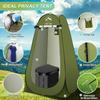 Portable Toilet Kit for Adults, Camping Toilet with Pop-Up Privacy Tent and Poo Gel Toilet Bags, Washable Portable Outdoor Showers Changing Rooms view 4
