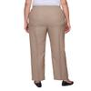 Alfred Dunner Women's Plus-Size Herringbone Short Length Pant Size 18W Latte view 2