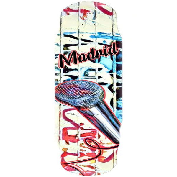 MADRID Pole 46" Fiberglass Longboard Deck - Mic