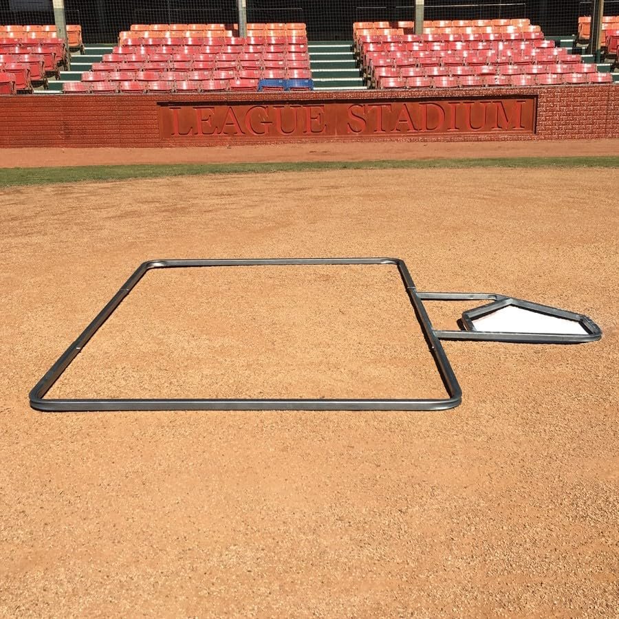 Advanced Batter's Box Template (Youth Baseball 3' x 6')