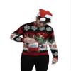 Blizzard Bay Men's Ugly Christmas Sweater Santa, Reindeer Buds Black, Large view 2