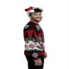 Blizzard Bay Men's Ugly Christmas Sweater Santa, Reindeer Buds Black, Large view 3