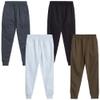 Quad Seven Boys Sweatpants - 4 Pack Soft Active Fleece Boys Joggers - Performance Athletic Pants for Kids with Pockets (4-18), Size 8-10, Black/Heather Grey/Olive/Charcoal view 1