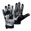 Battle Sports Skullface Wide Receiver Football Gloves, Ultra-Tack Sticky & Grip Gloves, No Slip - Adult X-Large view 1