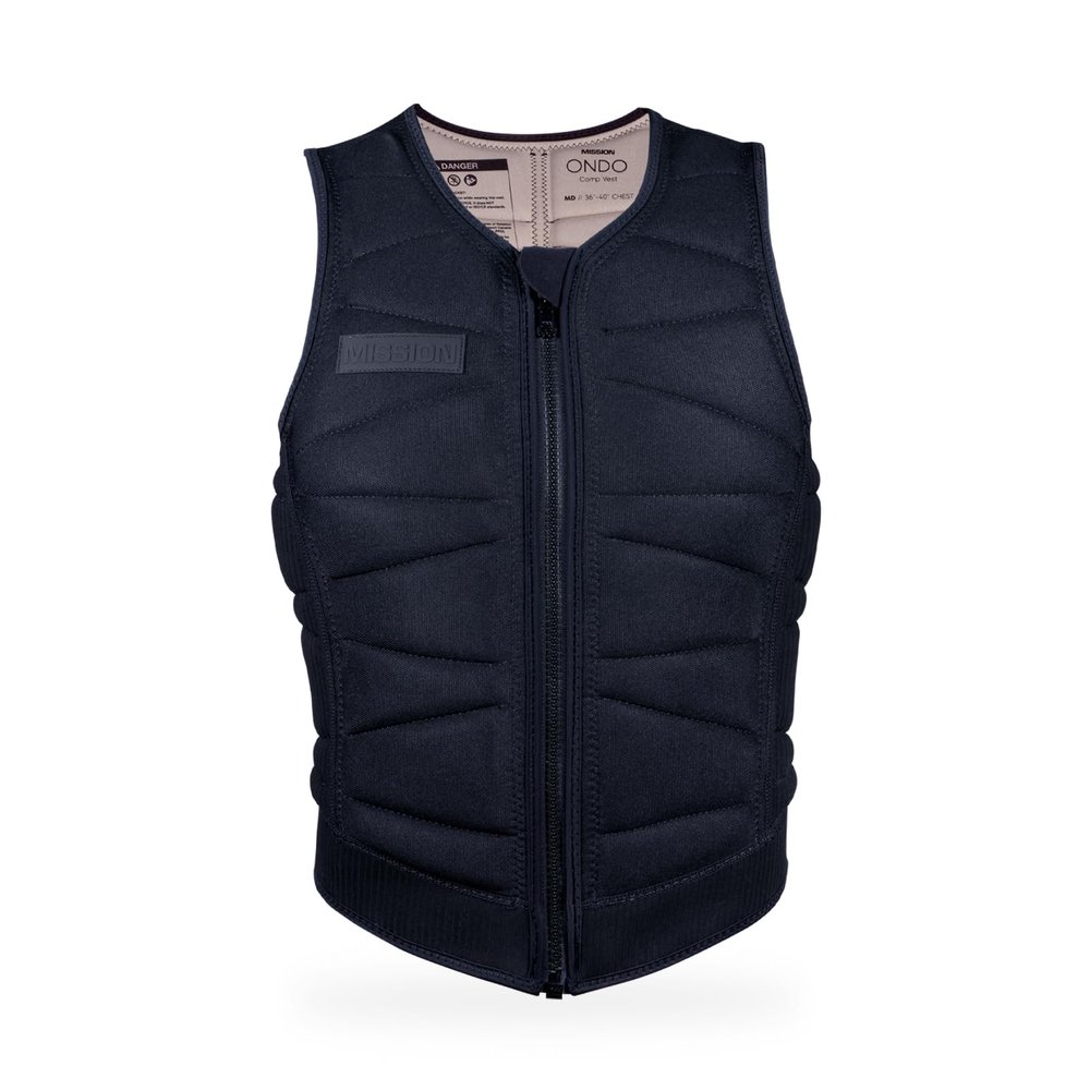 Mission Boat Gear Ondo Impact Comp Vest Jacket for Competition (Small, Blacked Out)